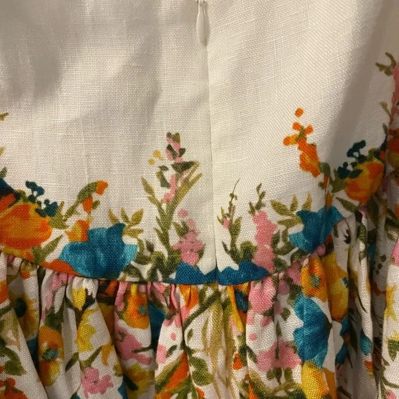 BNWT Zimmermann Estelle Tie Mini Dress Size 1 - Picture 9 of 11